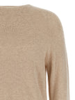 MA'RY'YA Beige Cotton Cardigan