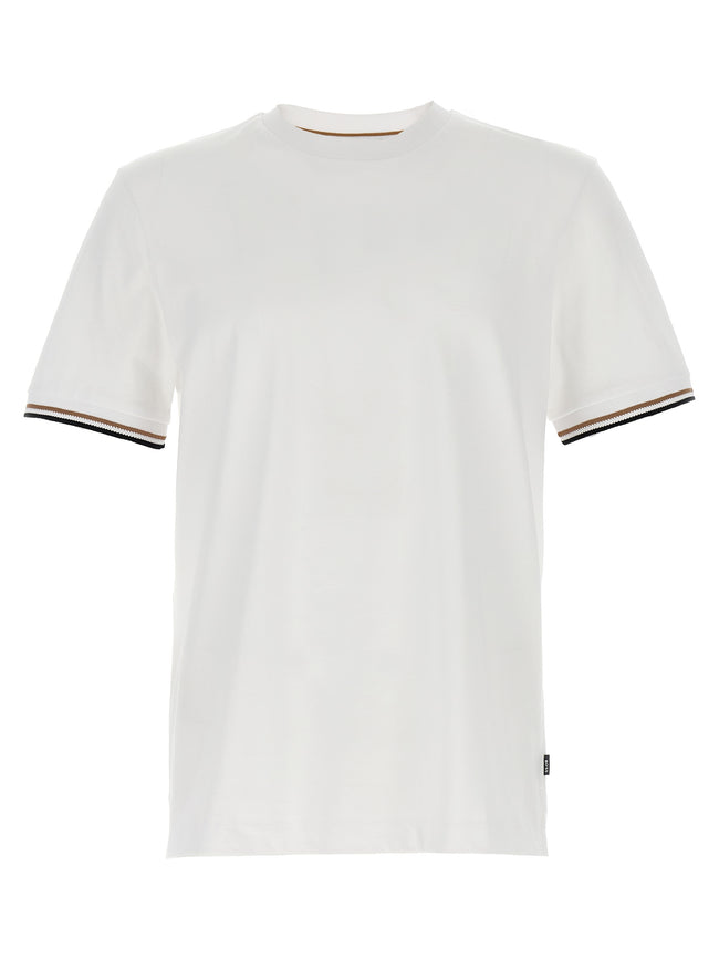 Hugo Boss Weißes Baumwoll-T-Shirt