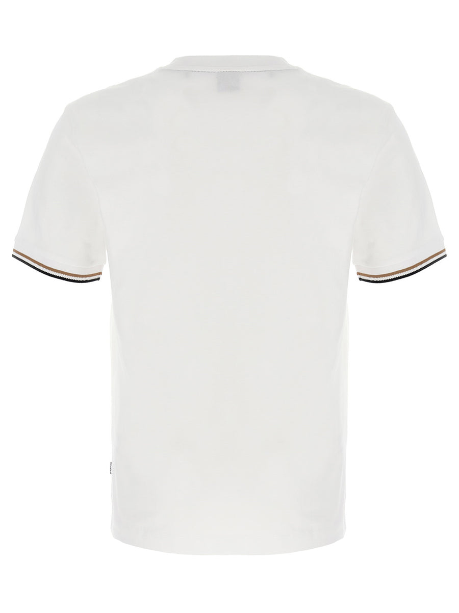 Hugo Boss White Cotton T-Shirt