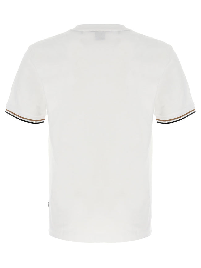 Hugo Boss Weißes Baumwoll-T-Shirt