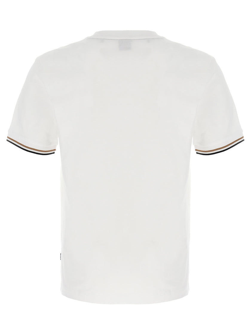 Hugo Boss Weißes Baumwoll-T-Shirt