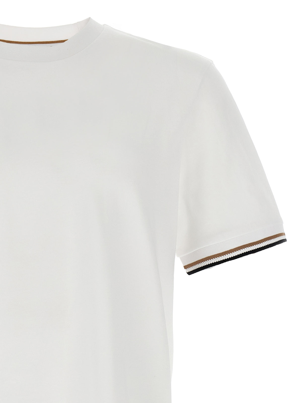 Hugo Boss Weißes Baumwoll-T-Shirt