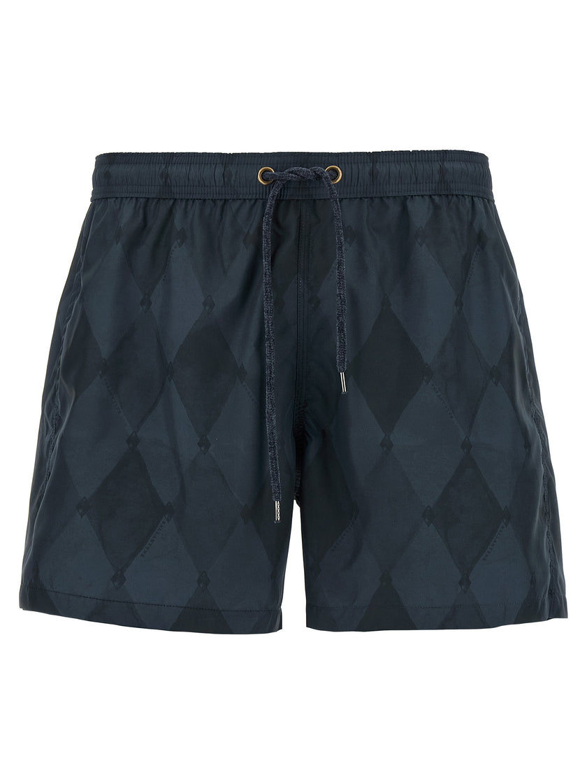 Ballantyne Blaue Badeshorts aus Polyester