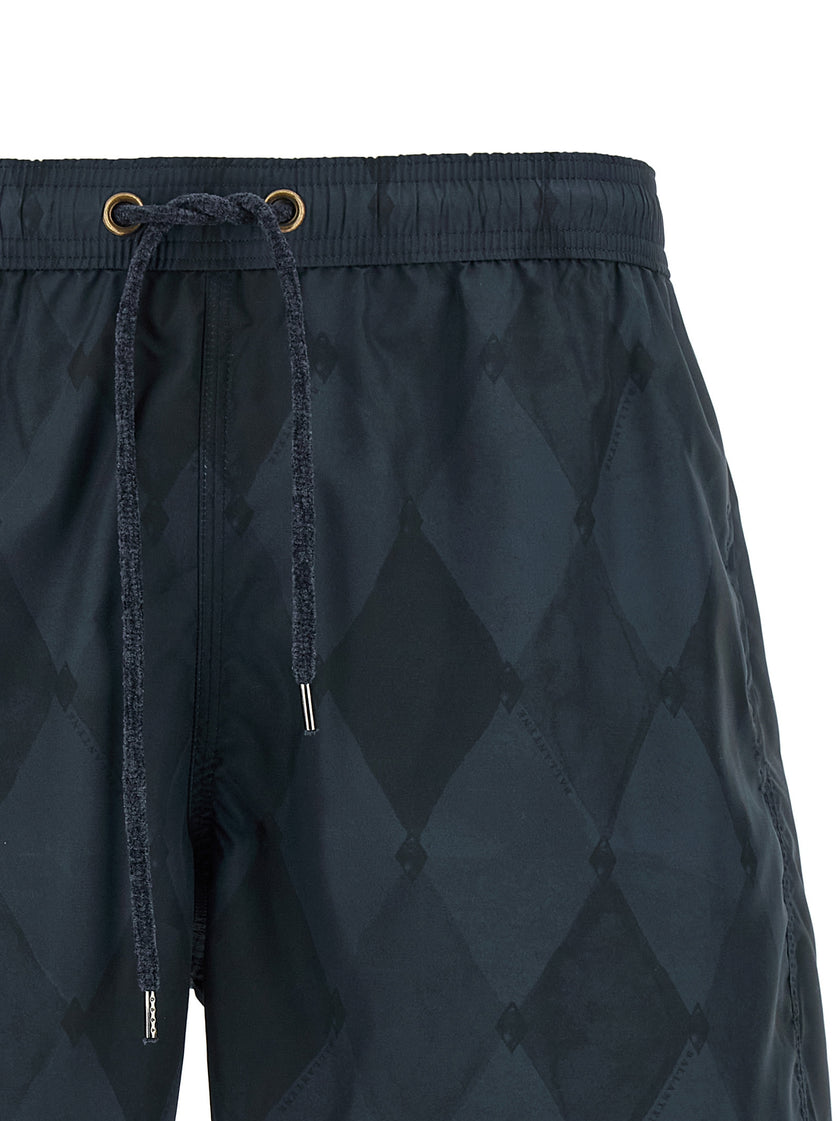 Ballantyne Blaue Badeshorts aus Polyester