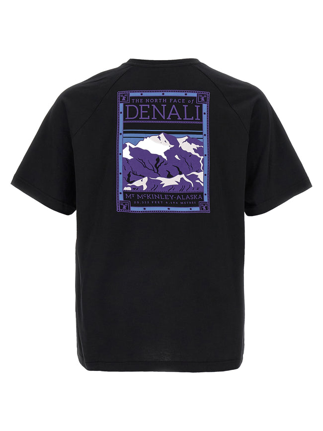 The North Face Schwarzes Baumwoll-T-Shirt