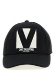 Valentino Garavani Schwarze Baumwollkappe (Baseball Cap)