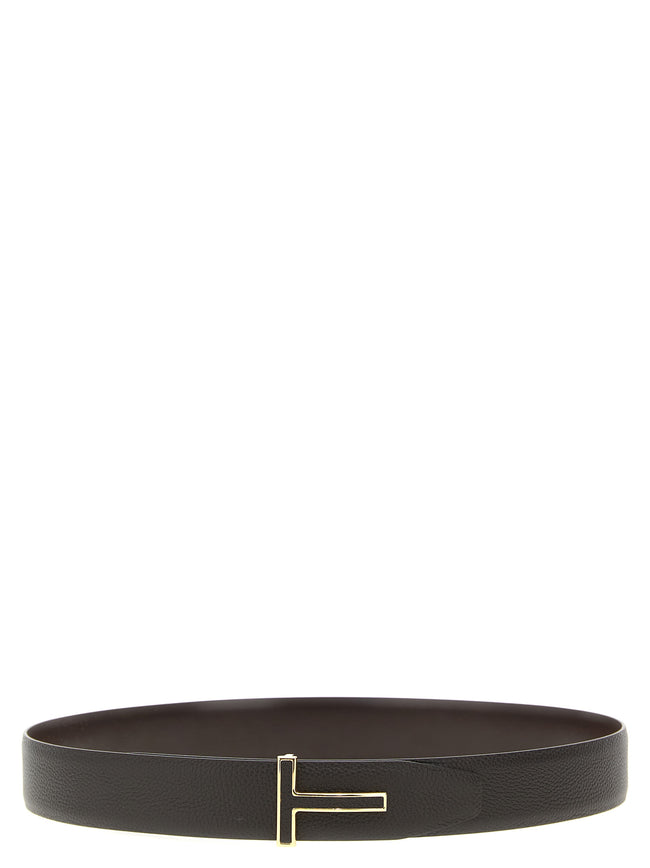 Tom Ford Brauner Kalbsleder Gürtel Regular