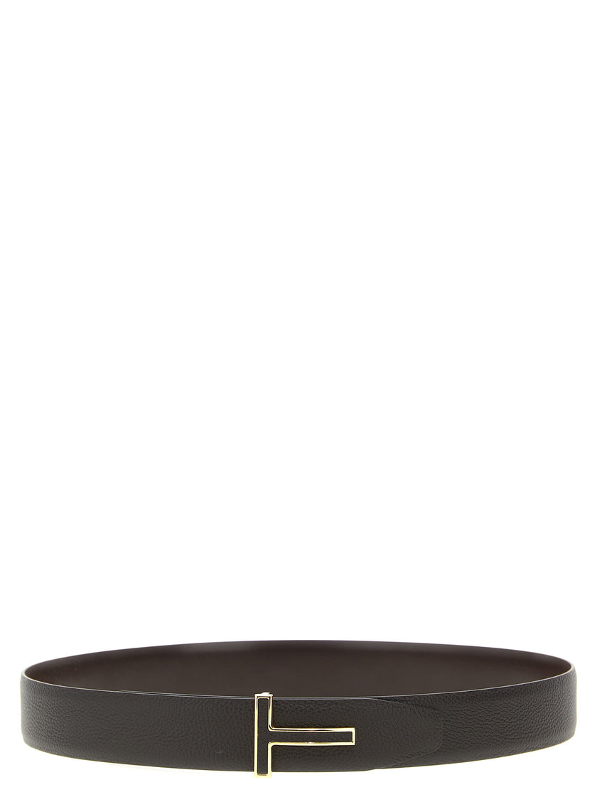 Tom Ford Brauner Kalbsleder Gürtel Regular