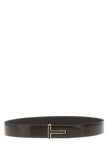 Tom Ford Brauner Kalbsleder Gürtel Regular