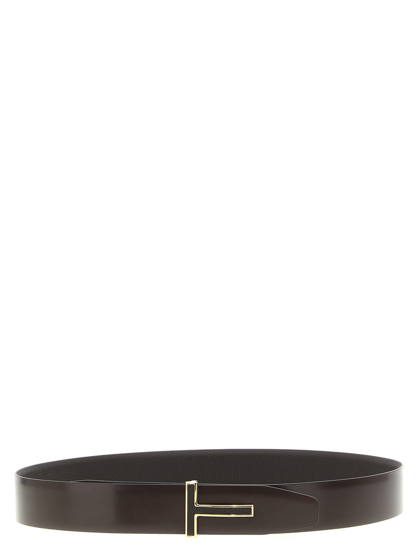 Tom Ford Brauner Kalbsleder Gürtel Regular