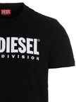 Diesel Schwarzes Baumwoll-T-Shirt