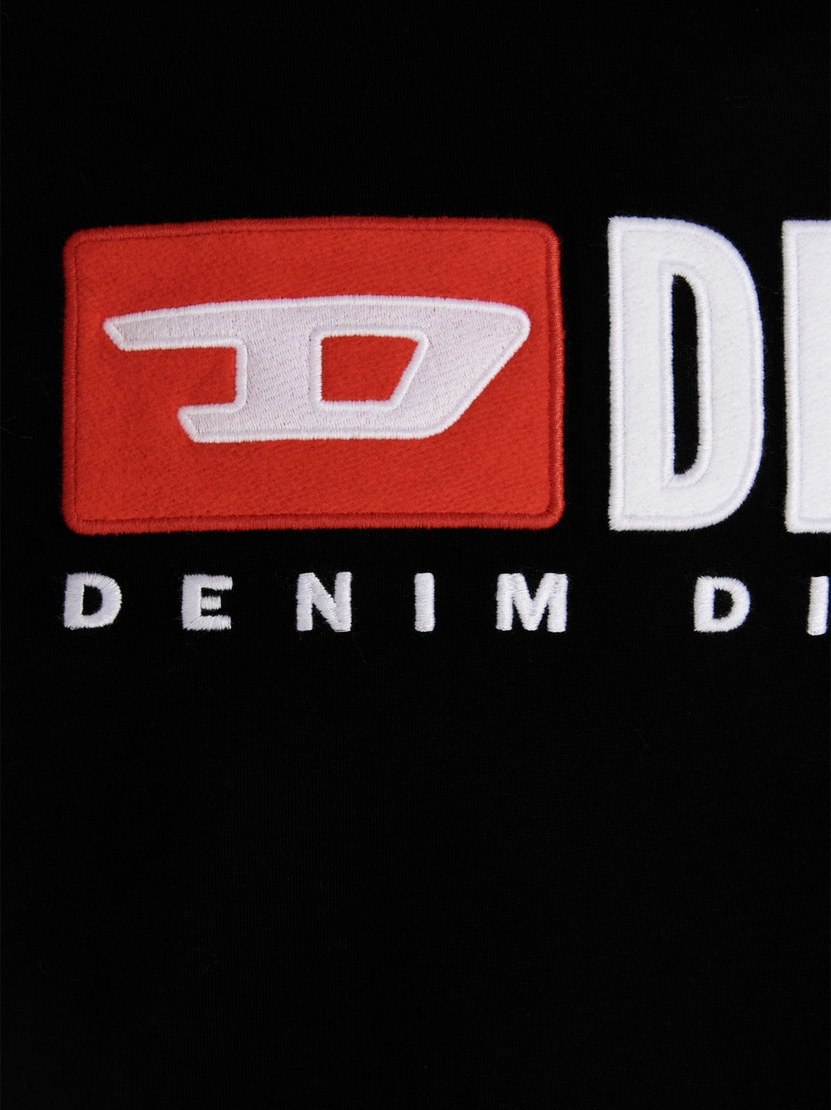 Diesel Schwarzes Baumwoll-T-Shirt