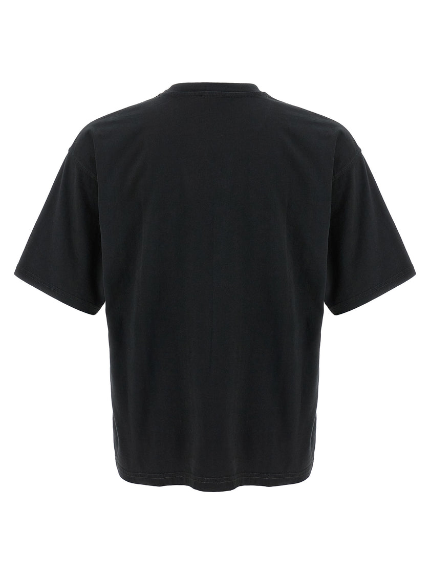 Diesel Schwarzes Baumwoll-T-Shirt