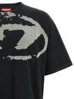 Diesel Schwarzes Baumwoll-T-Shirt