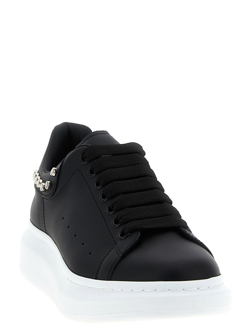 Alexander McQueen Schwarze Kalbsleder Chunky Sneaker
