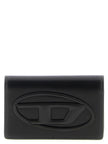 Diesel Schwarzer Kartenhalter aus Leder