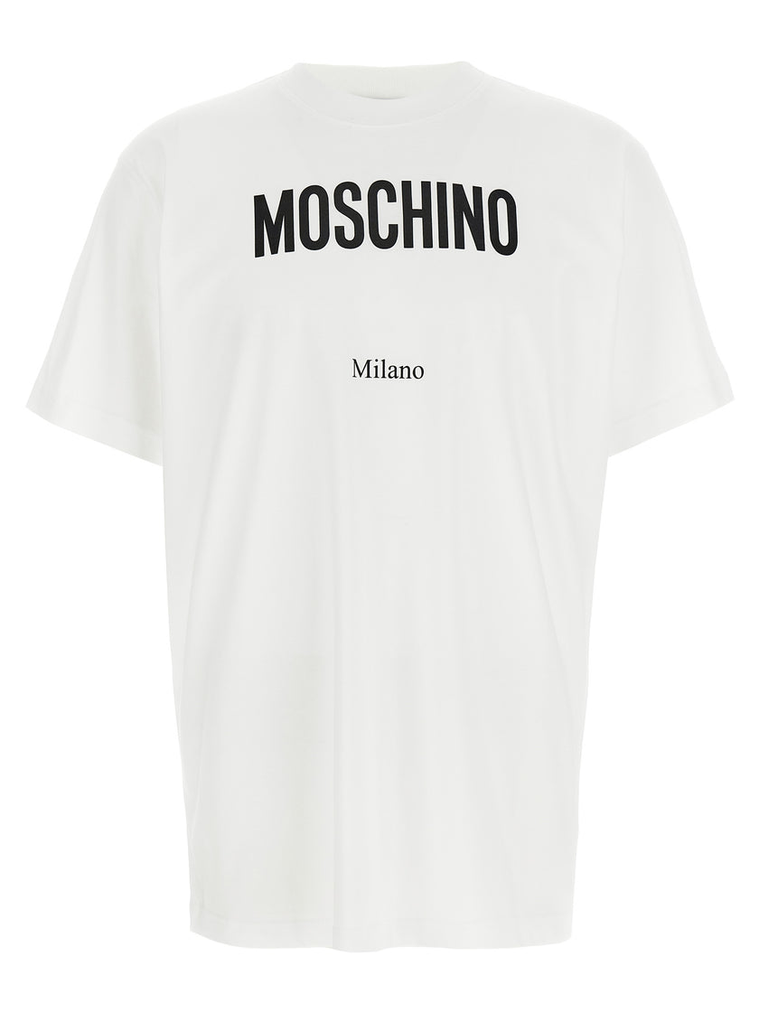 Moschino Bicolor Cotton T-Shirt