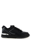 Versace Schwarze Kalbsleder-Sneaker