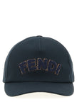 Fendi Blaue Baumwollkappe (Baseball Cap)