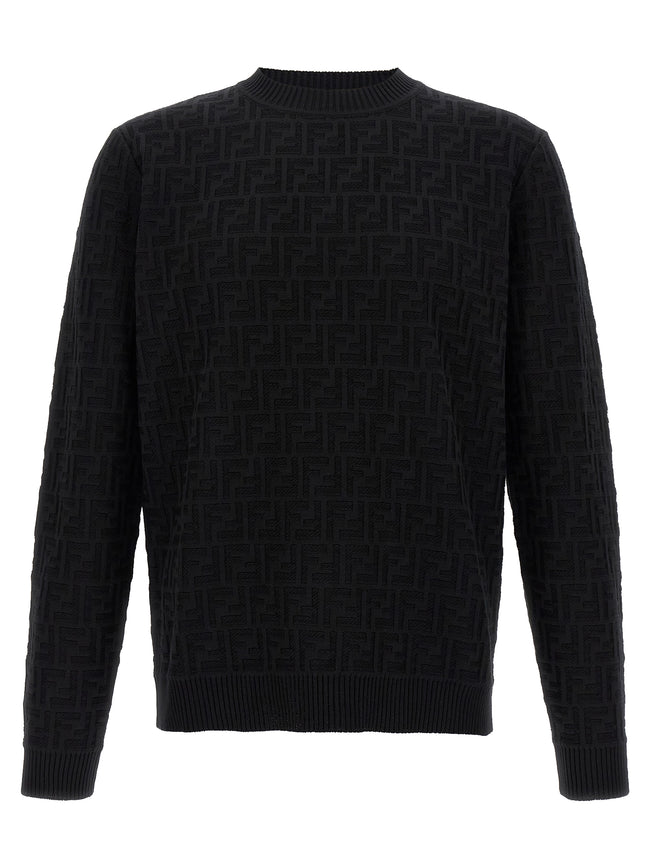 Fendi Schwarzer Baumwollcardigan