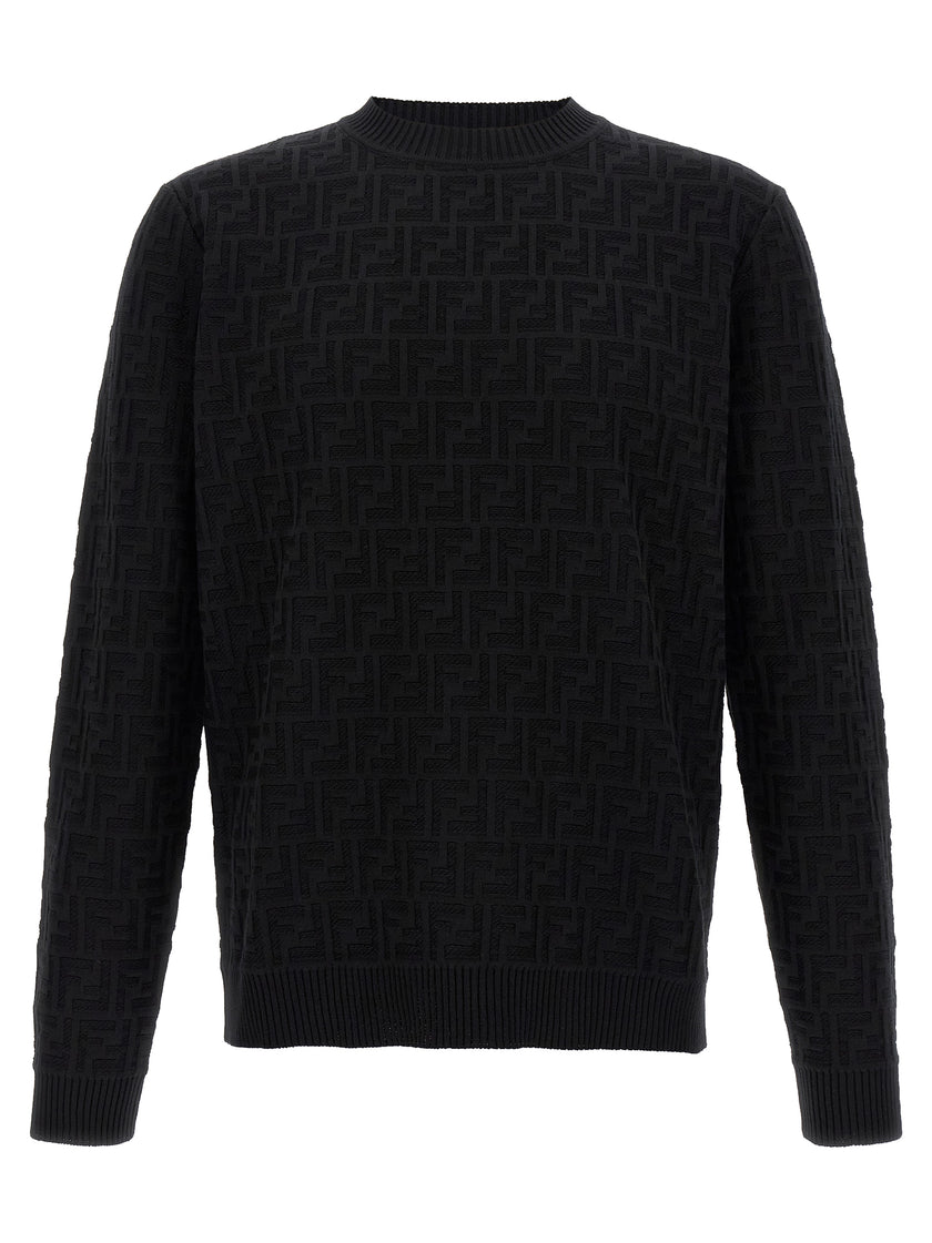 Fendi Schwarzer Baumwollcardigan