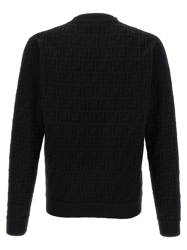 Fendi Schwarzer Baumwollcardigan