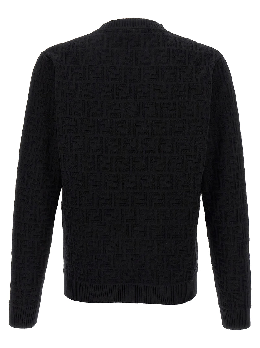 Fendi Schwarzer Baumwollcardigan