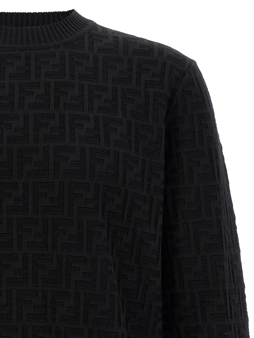 Fendi Schwarzer Baumwollcardigan
