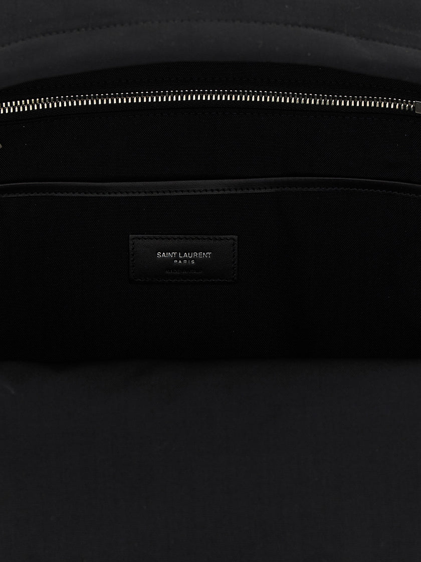 Saint Laurent Schwarzer Polyamid-Rucksack