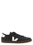 Veja Zweifarbige Low-Top-Sneaker aus echtem Leder