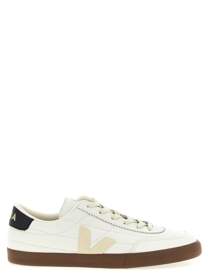 Veja Zweifarbige Sneaker aus echtem Leder