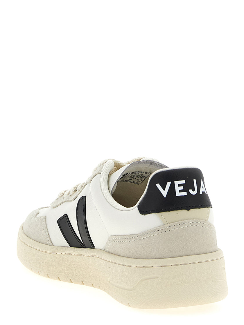 Veja Zweifarbige Sneaker aus echtem Leder im Athletic-Stil