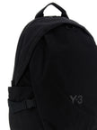 Y-3 Schwarzer Polyamid-Rucksack