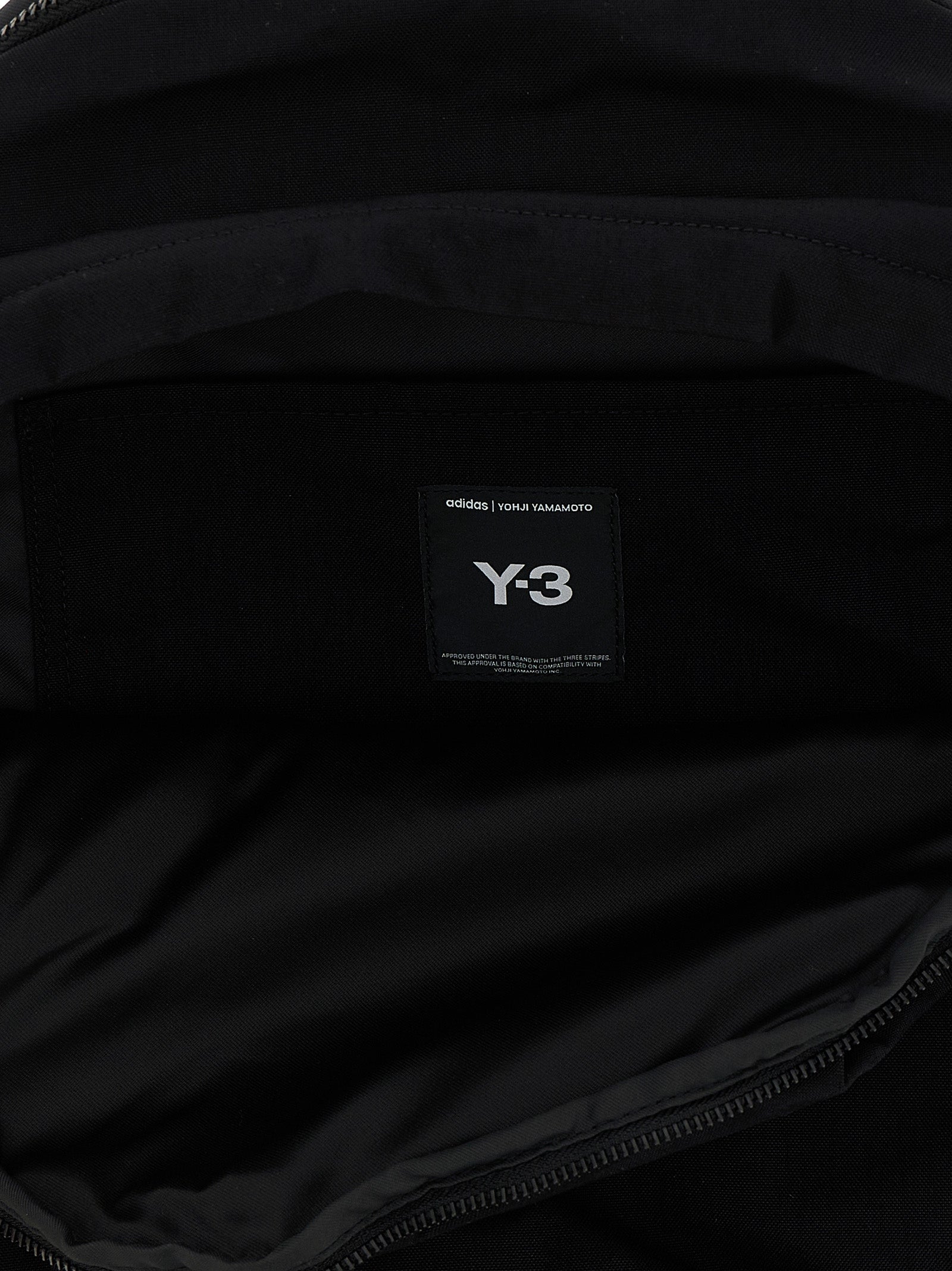 Y-3 Schwarzer Polyamid-Rucksack