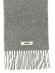 Jacquemus Grauer Alpaka-Leder-Schal