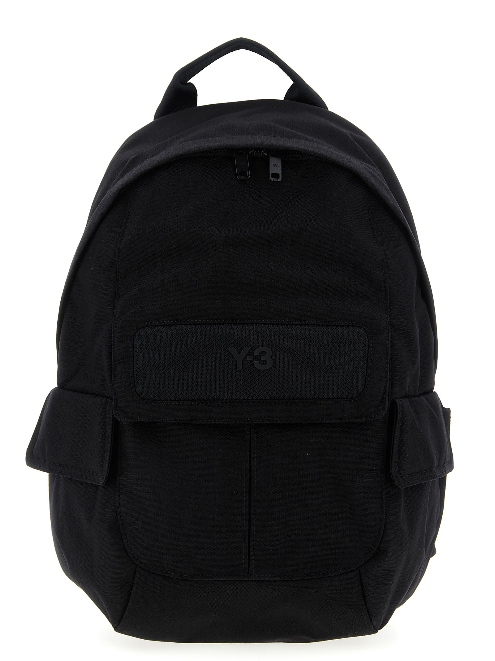 Y-3 Schwarzer Polyamid-Rucksack