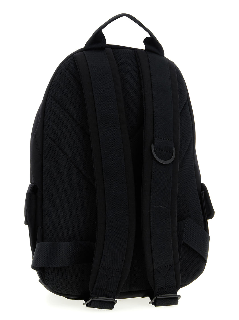 Y-3 Schwarzer Polyamid-Rucksack