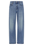 Jacquemus Blaue Jeans aus Baumwolle im geraden Schnitt