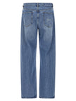 Jacquemus Blaue Jeans aus Baumwolle im geraden Schnitt