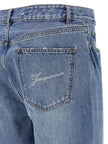 Jacquemus Blaue Jeans aus Baumwolle im geraden Schnitt