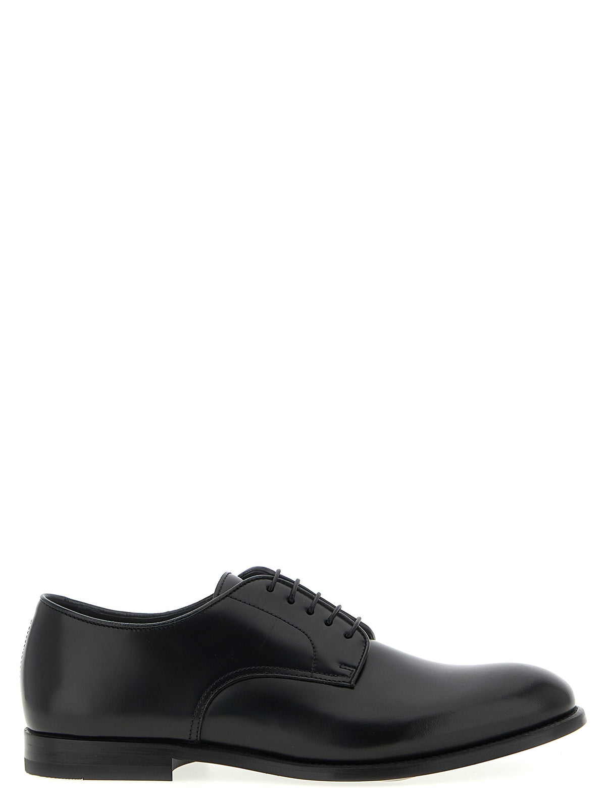 Doucal's Schwarze Oxford- und Derby-Schuhe aus Kalbsleder
