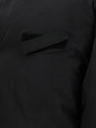 Jacquemus Schwarze Polyamid-Jacke in voller Länge