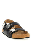Balenciaga Sandalen aus schwarzem Kalbsleder