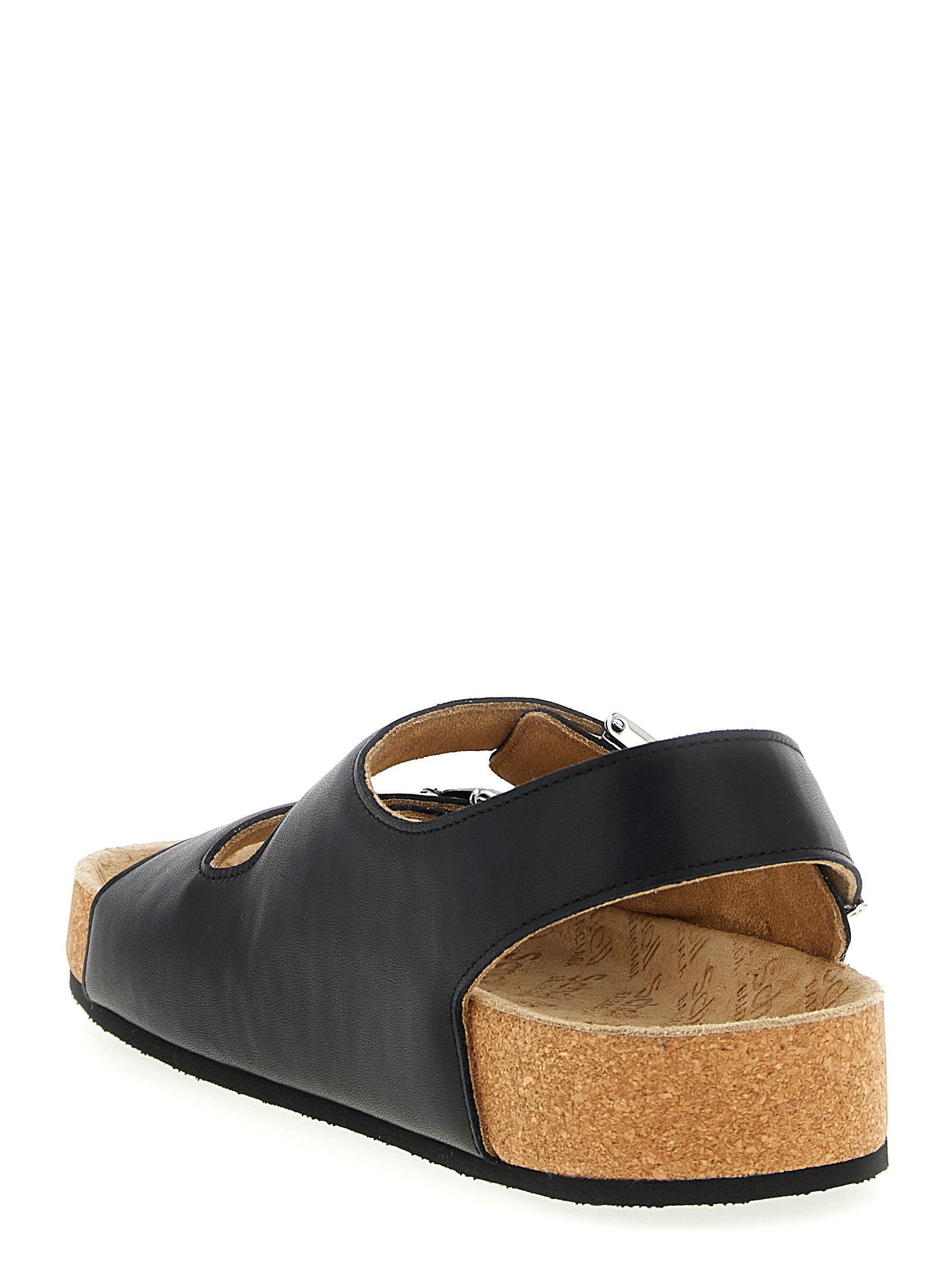 Balenciaga Sandalen aus schwarzem Kalbsleder