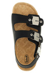 Balenciaga Sandalen aus schwarzem Kalbsleder