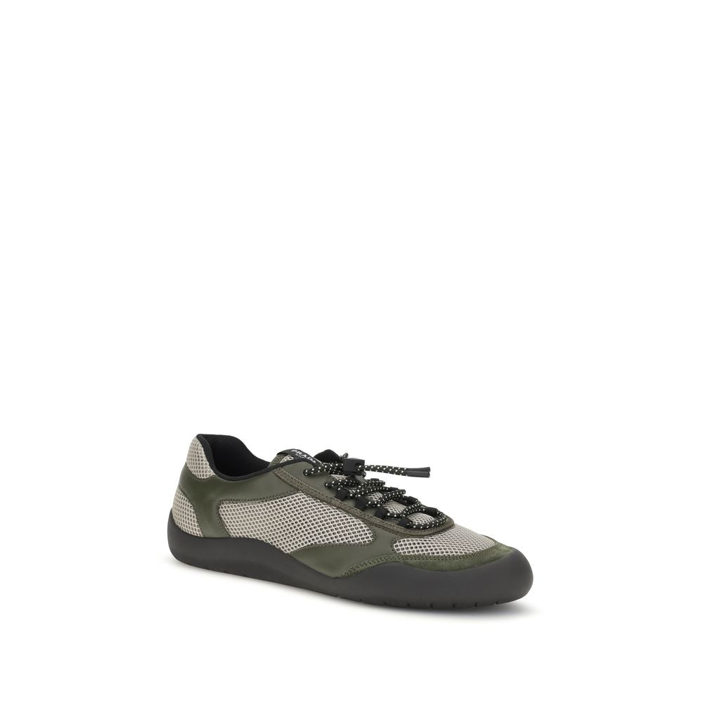 Prada Athletik-Sneaker aus Polyester in Bicolor