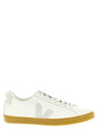 Veja Beige Kalbsleder Low-Top-Sneaker