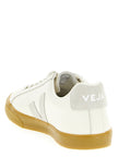 Veja Beige Kalbsleder Low-Top-Sneaker