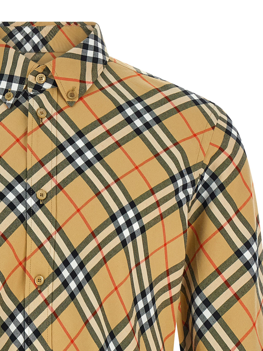 Burberry Beige Cotton Blouse