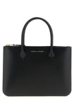 Comme Des Garçons Schwarze Kalbsleder-Handtasche